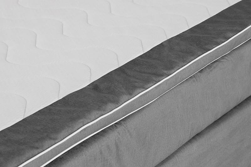 Princess Kontinentalseng 140x200cm - Mørkegrå/Fløyel - Møbler - Senger - Kontinentalsenger