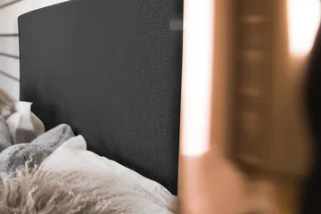 Princess Kontinentalseng - 160x200 Grå - Møbler - Senger - Kontinentalsenger