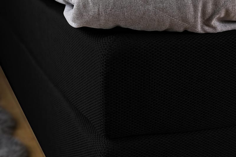 Princess Kontinentalseng - 160x200 Svart - Møbler - Senger - Kontinentalsenger