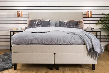 Princess Kontinentalseng 160x200cm - Beige - Møbler - Senger - Kontinentalsenger