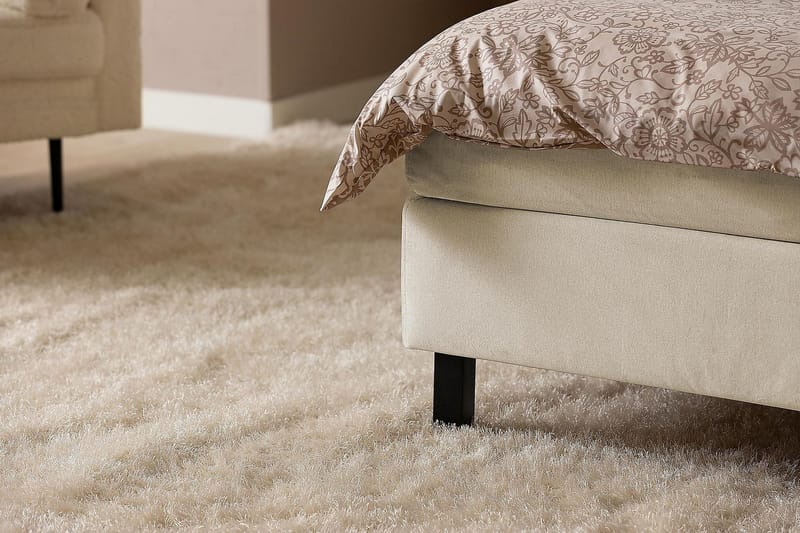 Princess Kontinentalseng 160x200cm - Beige/Fløyel - Møbler - Senger - Kontinentalsenger