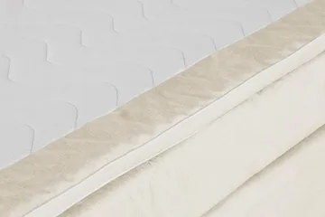 Princess Kontinentalseng 180x200cm - Beige/Fløyel - Møbler - Senger - Kontinentalsenger