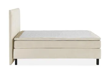 Princess Kontinentalseng 180x200cm - Beige/Fløyel - Møbler - Senger - Kontinentalsenger