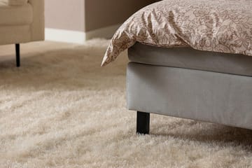 Princess Kontinentalseng 180x200cm - Lysegrå/Fløyel - Møbler - Senger - Kontinentalsenger