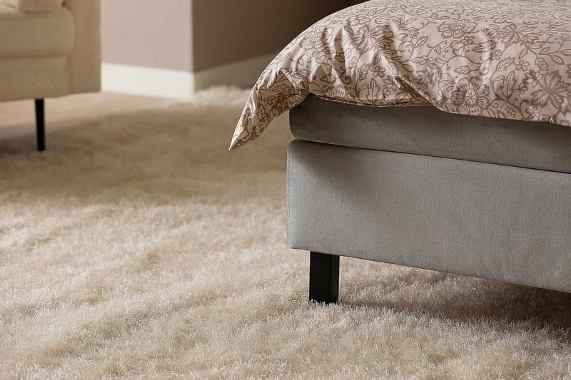 Princess Kontinentalseng 180x200cm - Lysegrå/Fløyel - Møbler - Senger - Kontinentalsenger