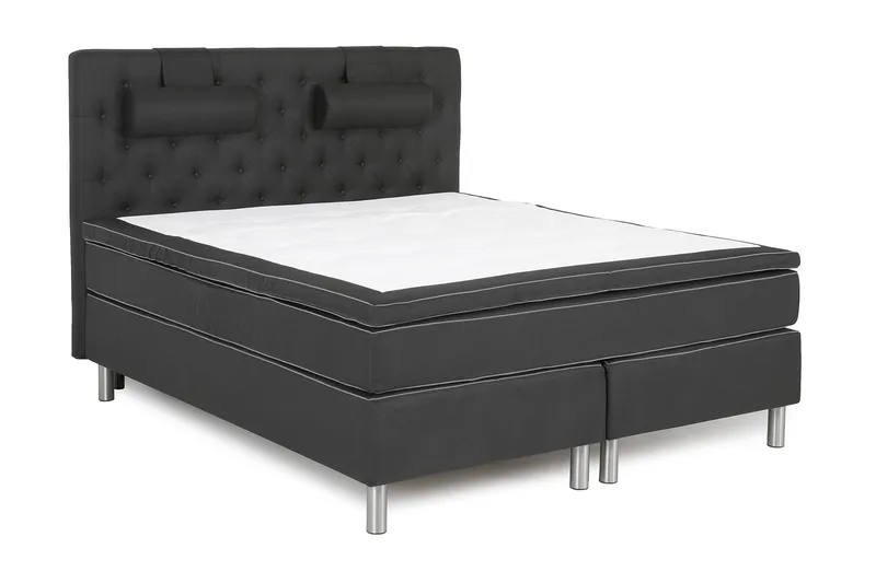 Queen Komplett Sengepakke 160x200 - Svart - Møbler - Senger - Kontinentalsenger