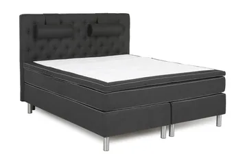 Queen Komplett Sengepakke 160x200 - Svart - Møbler - Senger - Kontinentalsenger