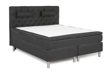 Queen Kontinentalseng - 160x200 Svart - Møbler - Senger - Kontinentalsenger
