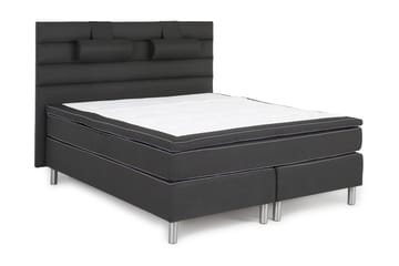 Queen Kontinentalseng Komplett - 180x200 Svart - Møbler - Senger - Kontinentalsenger