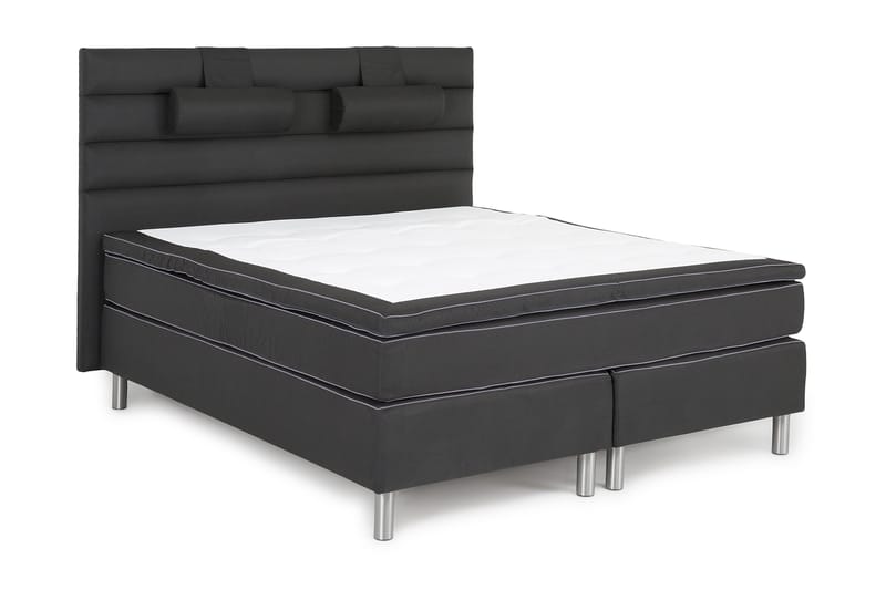 Queen Kontinentalseng Komplett - 180x200 Svart - Møbler - Senger - Kontinentalsenger