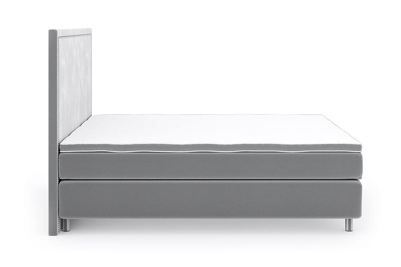 Romance Luxury Velvet 210x210 - Lysegrå - Møbler - Senger - Kontinentalsenger