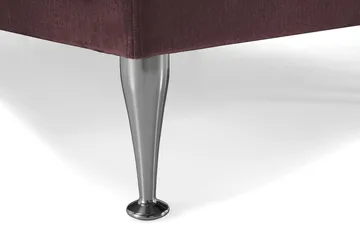 Royal Velvet Komplett Sengepakke 180x200 cm - Rosa Fløyel/Høye Sølvben - Møbler - Senger - Kontinentalsenger