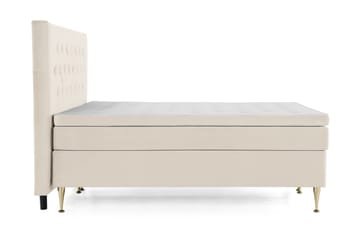 Royal Velvet Komplett Sengpakke Kontinentalseng 180x200 cm - Beige / Fløyel - Møbler - Senger - Kontinentalsenger