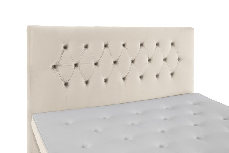 Royal Velvet Komplett Sengpakke Kontinentalseng 180x200 cm - Beige / Fløyel - Møbler - Senger - Kontinentalsenger