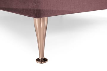 Royal Velvet Kontinentalseng 160x200 cm - Rosa Fløyel/Høye Rosében - Møbler - Senger - Kontinentalsenger