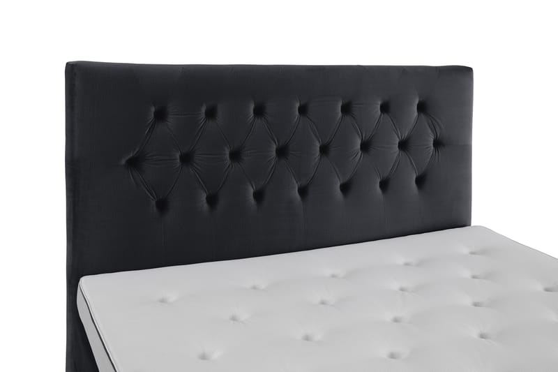 Royal Velvet Kontinentalseng 160x200 cm - Svart Fløyel/Høye Rosében - Møbler - Senger - Kontinentalsenger
