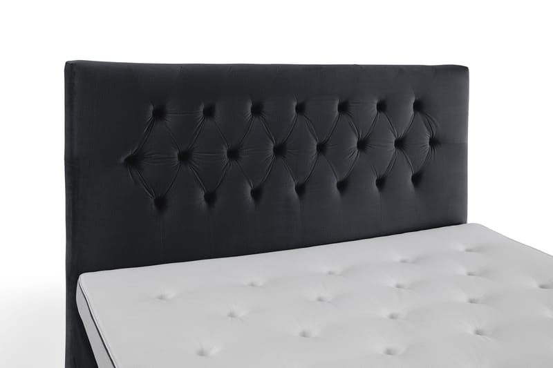 Royal Velvet Kontinentalseng 180x200 cm - Svart Fløyel/Høye Gullben - Møbler - Senger - Kontinentalsenger