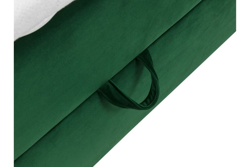 Sandham Kontinentalseng 160x200 cm - Gul - Møbler - Senger - Kontinentalsenger