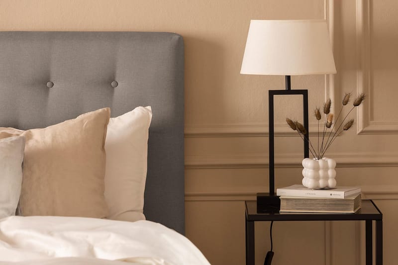 Scarlett Komplett Sengpakke 120x200 cm med skummadrass - Grå - Møbler - Senger - Kontinentalsenger