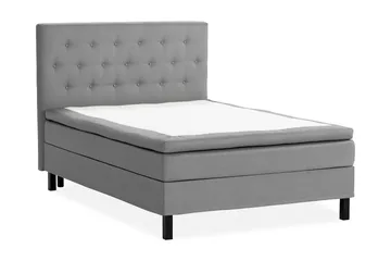 Scarlett Komplett Sengpakke 120x200 cm med skummadrass - Grå - Møbler - Senger - Kontinentalsenger