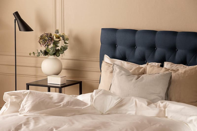 Scarlett Kontinentalseng 140x200 Skummadrass - Blå - Møbler - Senger - Kontinentalsenger