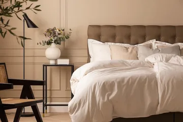 Scarlett Kontinentalseng 150x200 Skummadrass - Brun - Møbler - Senger - Kontinentalsenger