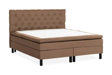 Scarlett Kontinentalseng 150x200 Skummadrass - Brun - Møbler - Senger - Kontinentalsenger