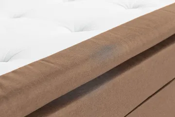 Scarlett Kontinentalseng 150x200 Skummadrass - Brun - Møbler - Senger - Kontinentalsenger
