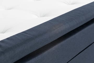 Scarlett Kontinentalseng 160x200 Skummadrass - Blå - Møbler - Senger - Kontinentalsenger