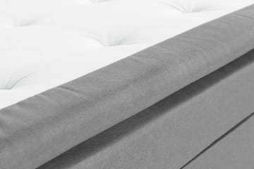 Scarlett Kontinentalseng 160x200 Skummadrass - Grå - Møbler - Senger - Kontinentalsenger