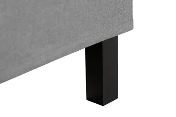 Scarlett Kontinentalseng 160x200 Skummadrass - Grå - Møbler - Senger - Kontinentalsenger