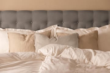 Scarlett Kontinentalseng 160x200 Skummadrass - Grå - Møbler - Senger - Kontinentalsenger