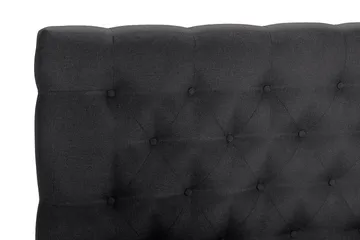 Scarlett Kontinentalseng 180x200 Lateksmadrass - Svart - Møbler - Senger - Kontinentalsenger