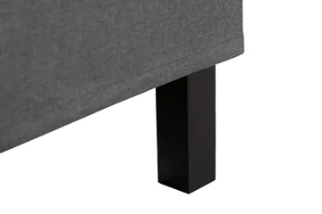 Scarlett Kontinentalseng 90x200 Lateksmadrass - Mørkegrå - Møbler - Senger - Kontinentalsenger