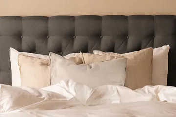 Scarlett Kontinentalseng 90x200 Lateksmadrass - Mørkegrå - Møbler - Senger - Kontinentalsenger