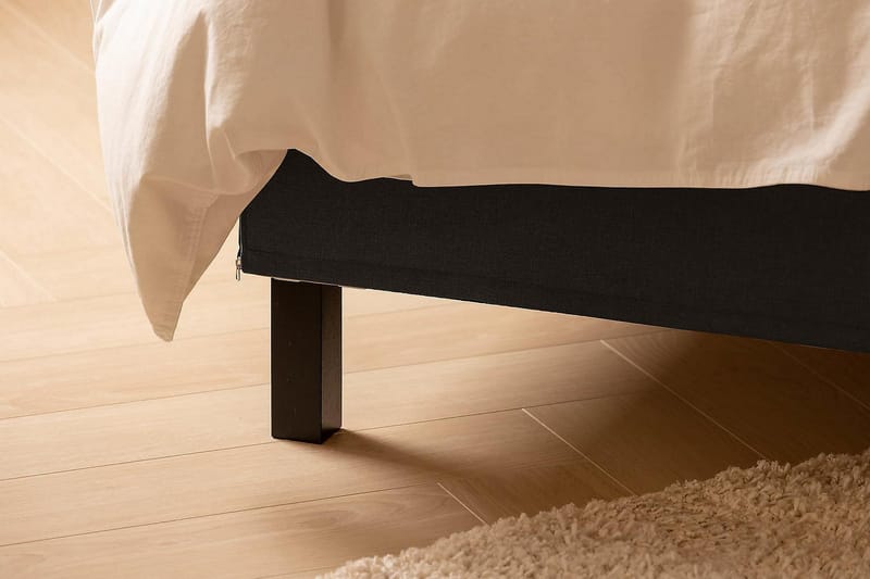 Scarlett Kontinentalseng 90x200 Lateksmadrass - Mørkegrå - Møbler - Senger - Kontinentalsenger