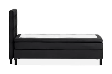 Scarlett Kontinentalseng 90x200 Memorymadrass - Svart - Møbler - Senger - Kontinentalsenger