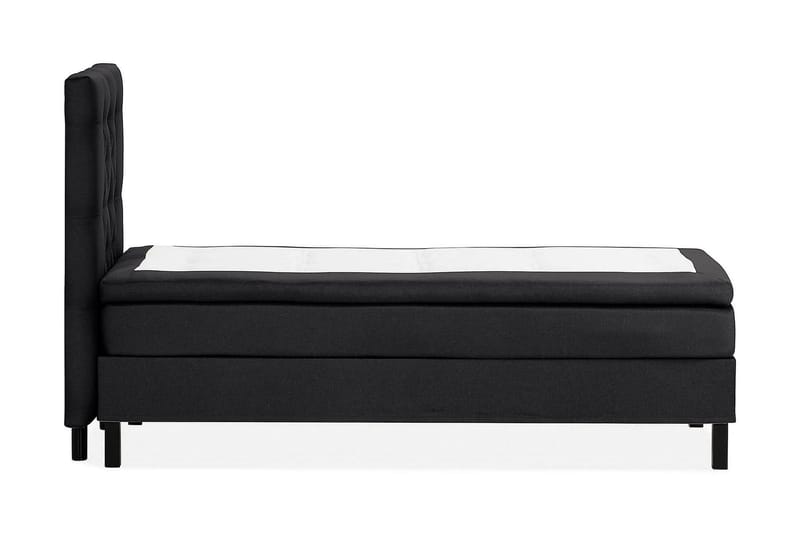 Scarlett Kontinentalseng 90x200 Memorymadrass - Svart - Møbler - Senger - Kontinentalsenger