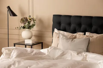 Scarlett Kontinentalseng 90x200 Memorymadrass - Svart - Møbler - Senger - Kontinentalsenger