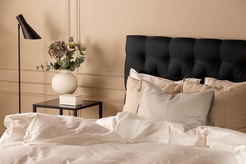 Scarlett Kontinentalseng 90x200 Memorymadrass - Svart - Møbler - Senger - Kontinentalsenger