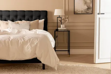 Scarlett Kontinentalseng 90x200 Memorymadrass - Svart - Møbler - Senger - Kontinentalsenger