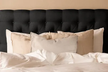 Scarlett Kontinentalseng 90x200 Memorymadrass - Svart - Møbler - Senger - Kontinentalsenger