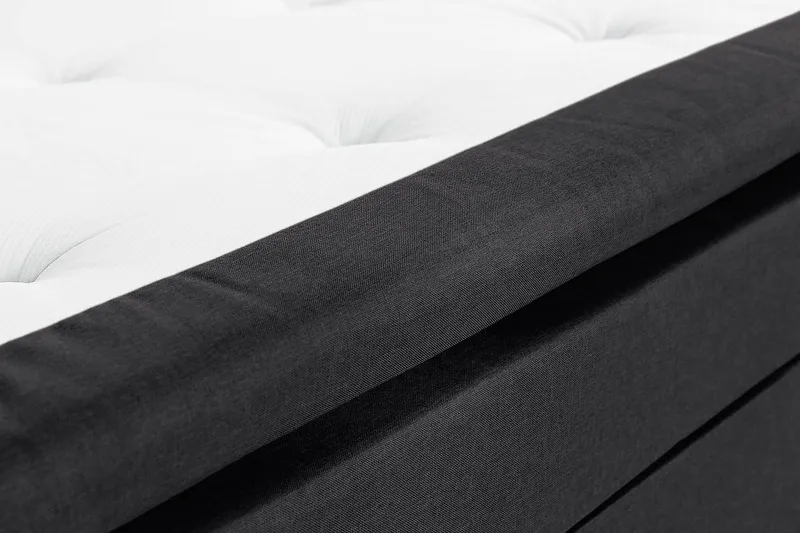 Scarlett Kontinentalseng 90x200 Memorymadrass - Svart - Møbler - Senger - Kontinentalsenger