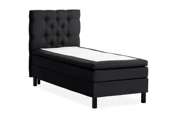 Scarlett Kontinentalseng 90x200 Memorymadrass - Svart - Møbler - Senger - Kontinentalsenger