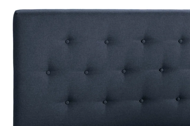 Scarlett Sengepakke 140x200 Skummadrass - Knappet gavl Blå - Møbler - Senger - Kontinentalsenger