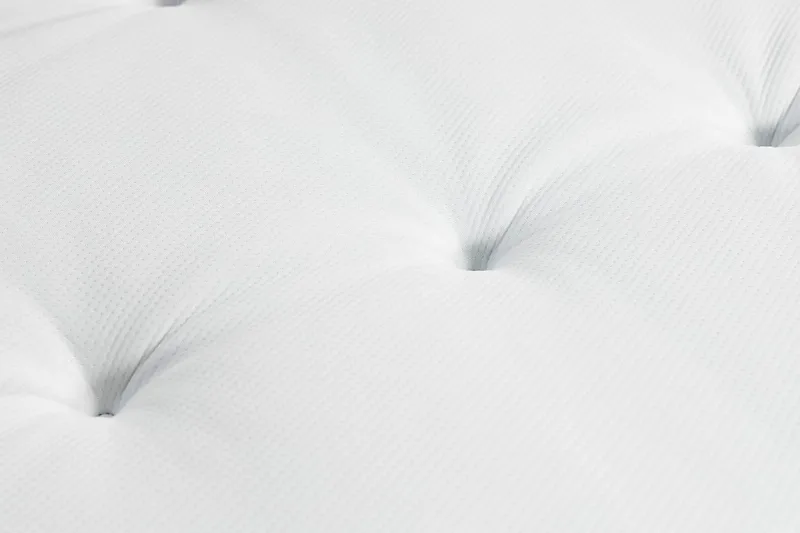 Scarlett Sengepakke 90x200 Memorymadrass - Knappet gavl Svart - Møbler - Senger - Kontinentalsenger