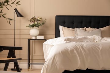 Scarlett Sengepakke 90x200 Memorymadrass - Knappet gavl Svart - Møbler - Senger - Kontinentalsenger