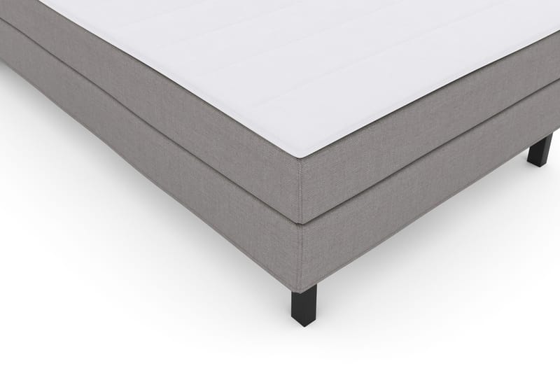 Select No 1 Komplett Sengepakke 120x200 - Lysegrå/Svarta Ben - Møbler - Senger - Enkeltsenger