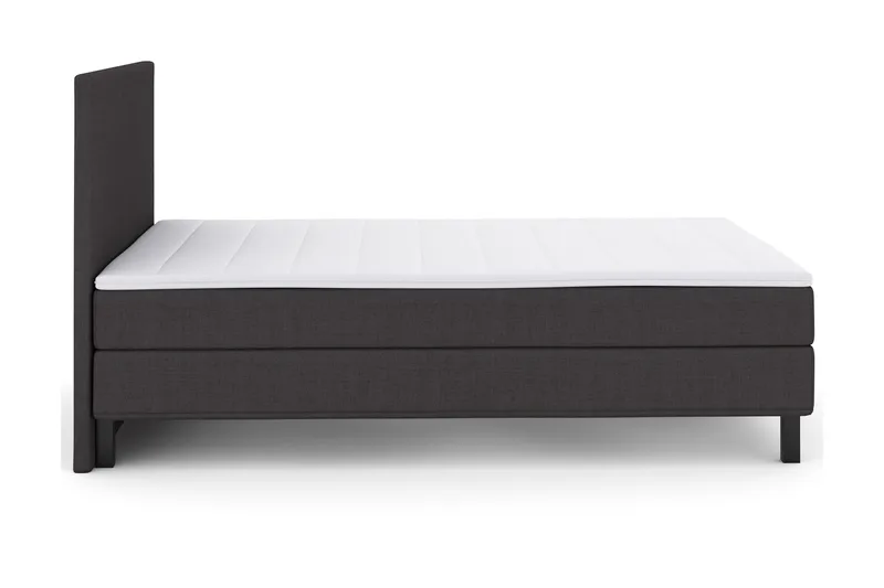Select No 1 Komplett Sengepakke 120x200 - Mørkegrå/Svarta Ben - Møbler - Senger - Enkeltsenger