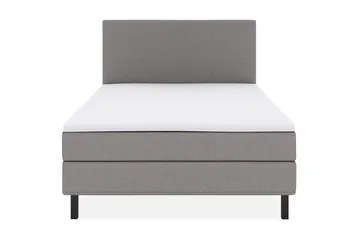 Select No 1 Komplett Sengepakke 140x200 - Lysegrå/Svarta Ben - Møbler - Senger - Kontinentalsenger